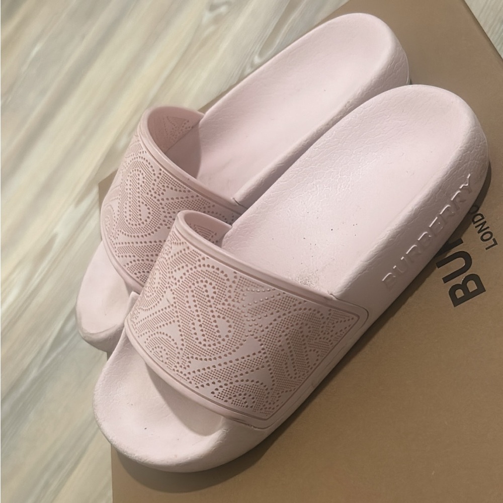 Kids Burberry slides